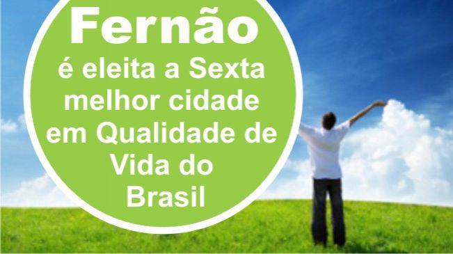 Fernão é Eleita a Sexta Melhor Cidade em Qualidade de Vida do Brasil